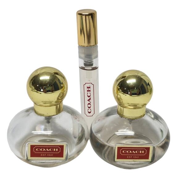 Coach Poppy Eau De Parfum Spray Cologne Perfume Set of 3 Travel Size Fragrance - Picture 1 of 9